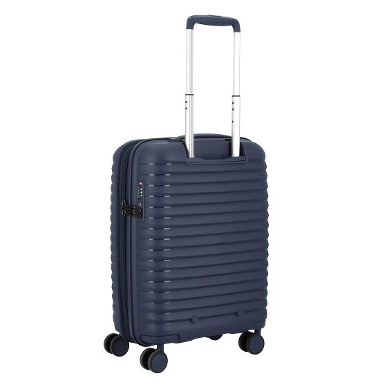 d&n Travel Line 4500 4 kółka Walizka kabinowy S 55 cm z plisą rozprężną