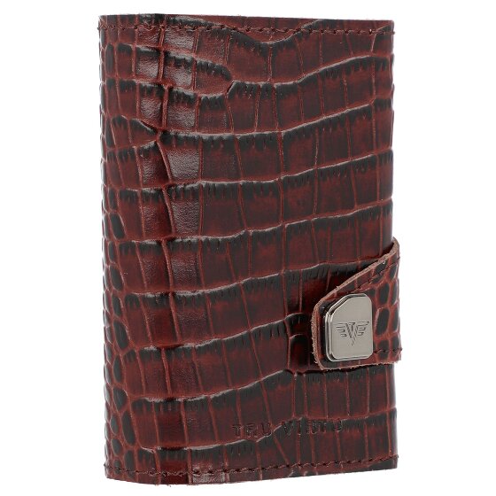 Tru Virtu Etui na karty kredytowe Click & Slide Portfel RFID Skóra 6,5 cm