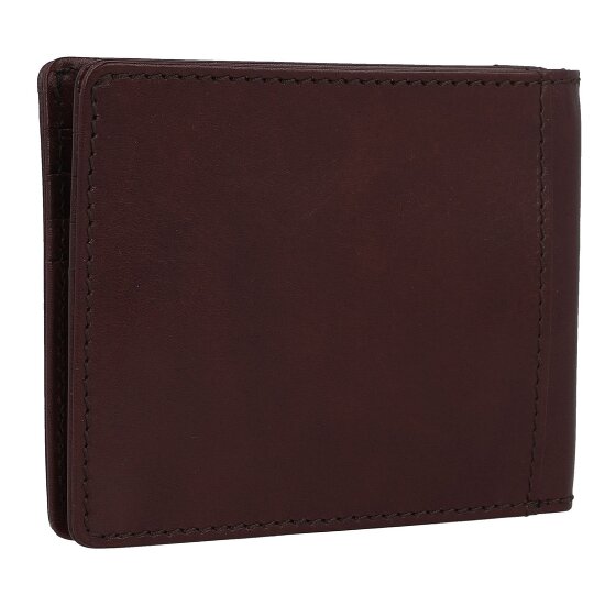 Braun Büffel Skórzany portfel RFID 11 cm z klipsem na pieniądze
