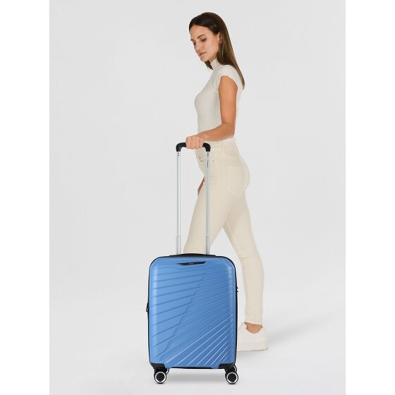 Benzi 5808 4 kółka Walizka kabinowy 55 cm z plisą rozprężną