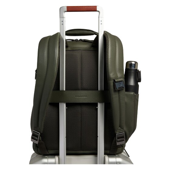 Piquadro Modus Plecak Specjalny Skórzany 40 cm Komora na laptopa