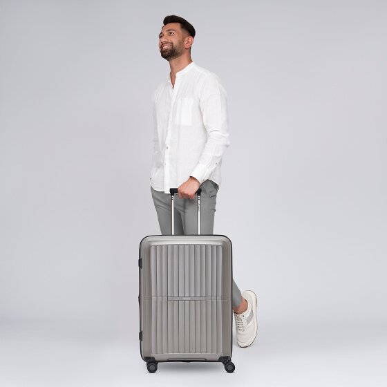 Pactastic Collection 01 4 kółka Walizka M 67 cm z plisą rozprężną