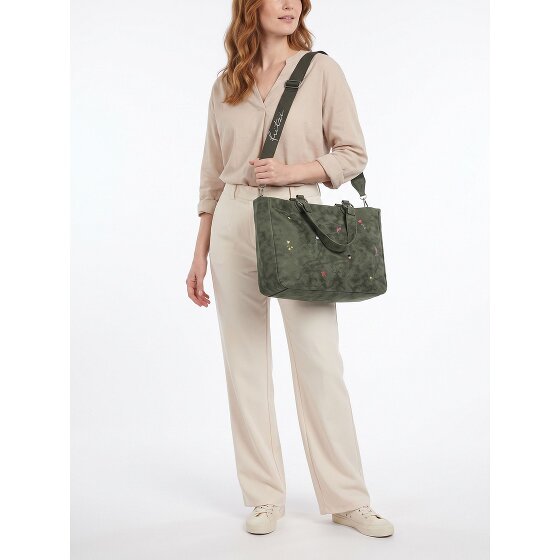 Fritzi aus Preußen Izzy Vintage Limited Embro Bloom Torba na ramię 42 cm