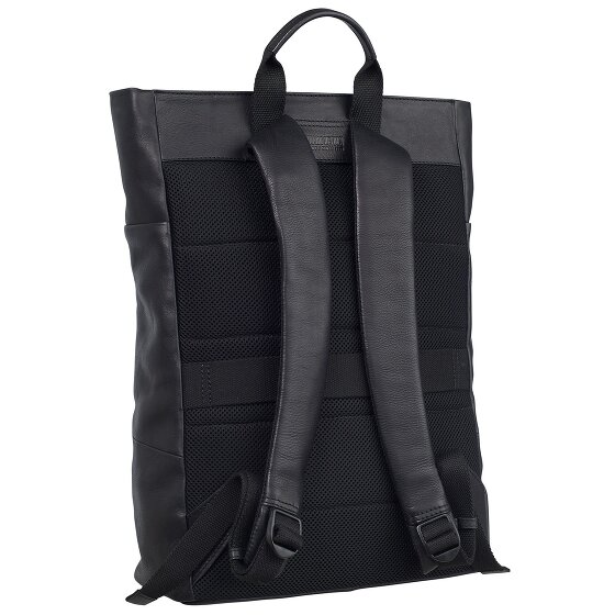 Leonhard Heyden Hamburg Plecak skórzany 46 cm Komora na laptopa