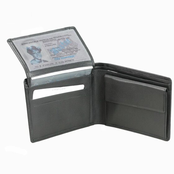 Esquire Logo Wallet Leather 13 cm