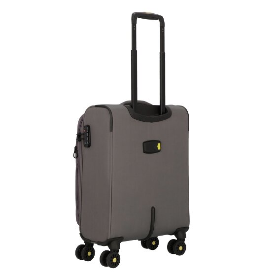 d&n Travel Line 9704 4 kółka Walizka kabinowy S 55 cm z plisą rozprężną