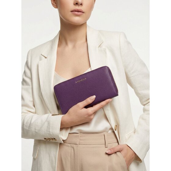 Lazarotti Bologna Leather XL Portfel skórzany z zamkiem błyskawicznym 19 cm