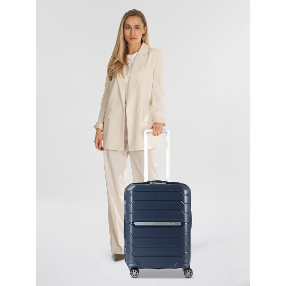 Samsonite Flux 4 kółka Walizka kabinowy 55 cm z plisą rozprężną