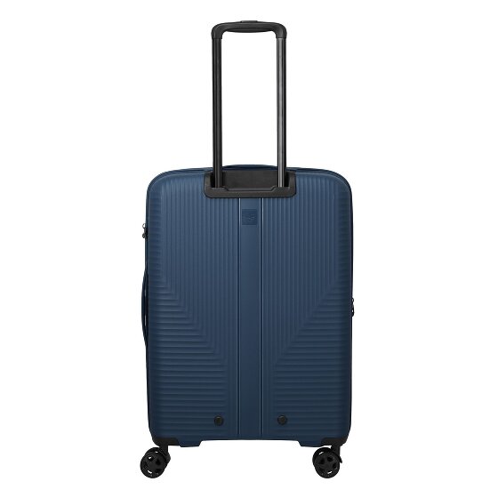 Travelite Air Stripe 4 kółka Walizka M 66 cm z plisą rozprężną