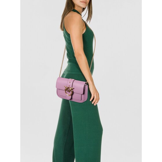 PINKO Love One One Torba na ramię Skórzany 19.5 cm