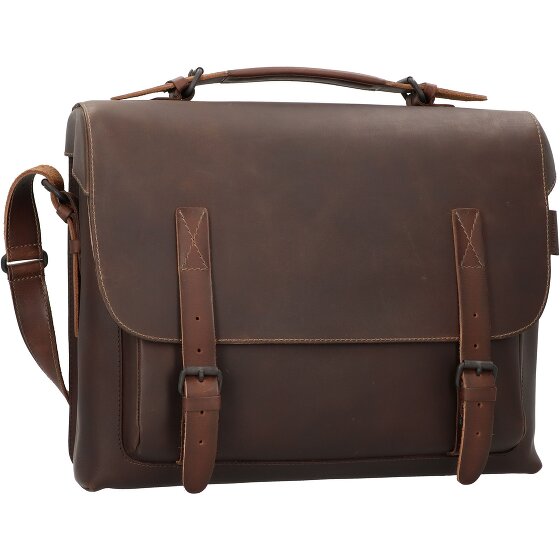 aunts & uncles The Workmates Big Fella Briefcase Leather 39 cm Laptop Compartment
