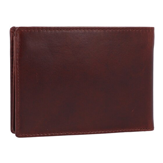 bugatti Romano Portfel Ochrona RFID Skórzany 12 cm