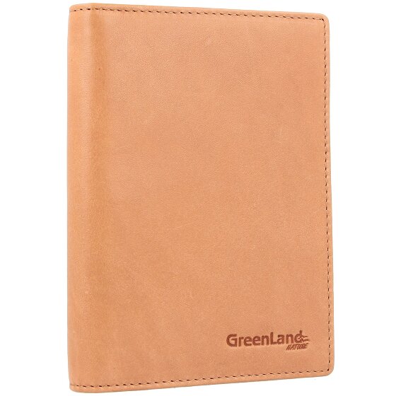 Greenland Nature Miękkie kolorowe etui na paszporty RFID Leather 12 cm