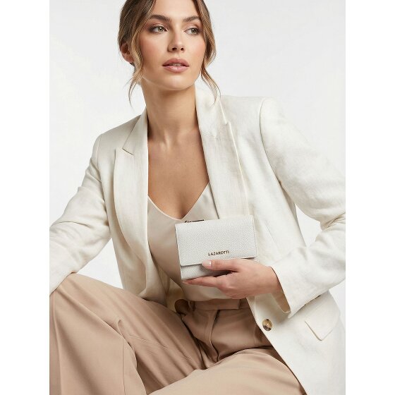 Lazarotti Skórzany portfel Bologna XL z przegrodą na zamek błyskawiczny, skóra 14 cm