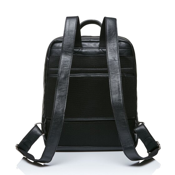 Castelijn & Beerens Skórzany plecak Firenze RFID z przegrodą na laptopa 41 cm