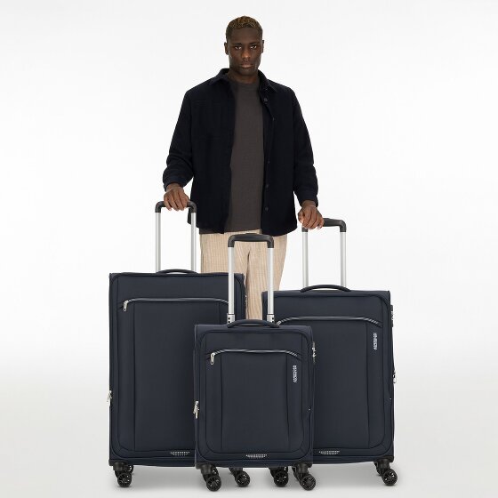 American Tourister Avantour 4 kółka Zestaw walizek 3-części z plisą rozprężną