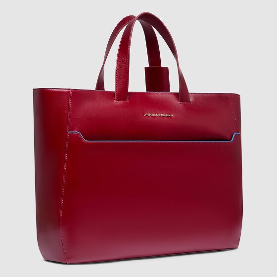 Piquadro Blue Square Shopper Bag Skóra 40 cm