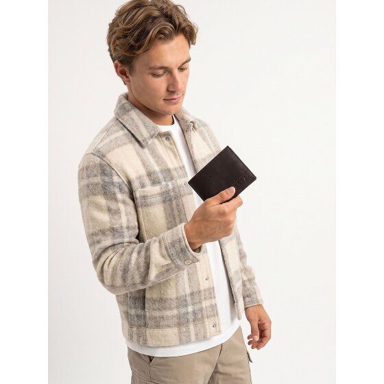 oxmox Leather Portfel Ochrona RFID Skóra 11 cm