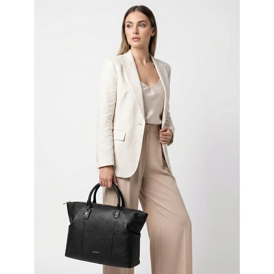 Lazarotti Bologna Leather Shopper Bag Skórzany 36 cm