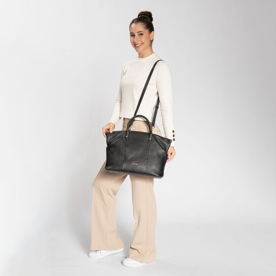 Lazarotti Bologna Leather Shopper Bag Skórzany 36 cm