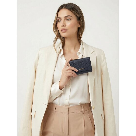 Lazarotti Portfel Bologna Leather XL z kieszenią zapinaną na zamek dookoła, Skóra, 14 cm
