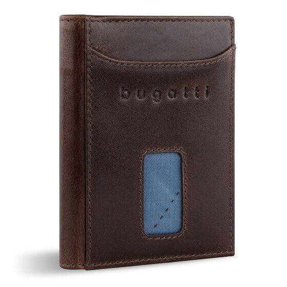 bugatti Secure Slim Portfel Ochrona RFID Skórzany 8 cm