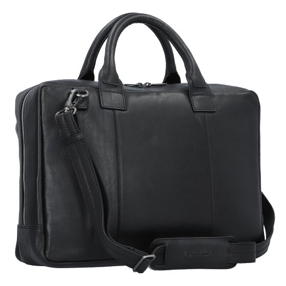 Plevier Vintage Bill Teczka Skórzany 40 cm Komora na laptopa