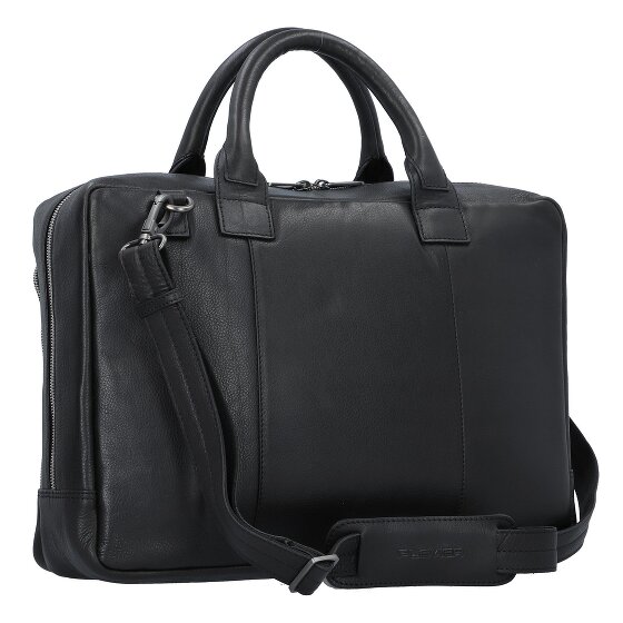 Plevier Vintage Bill Teczka Skóra 40 cm Komora na laptopa
