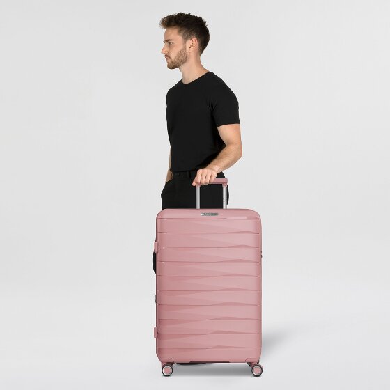 Franky London 4 kółka Walizka L 74 cm z plisą rozprężną