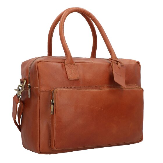 Burkely Vintage Mitch Briefcase Leather 39 cm Komora na laptopa