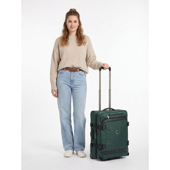 Delsey Paris DLC Pro 2 kółka Walizka kabinowa 55 cm Komora na laptopa