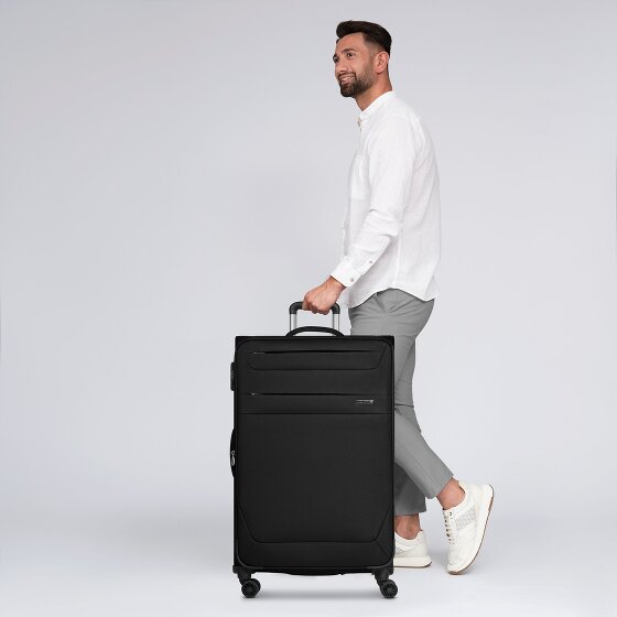 Worldpack Chicago 4 kółka Walizka L 78 cm z plisą rozprężną