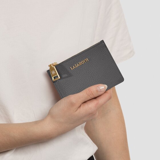 Lazarotti Bologna Leather Portfel z kluczem Skórzany 11.5 cm