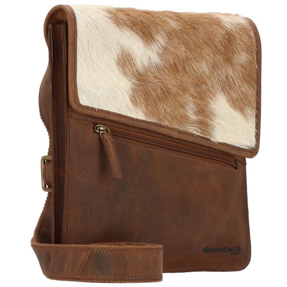 Greenland Nature Skóra naturalna kombinowana Torba na ramię 26 cm