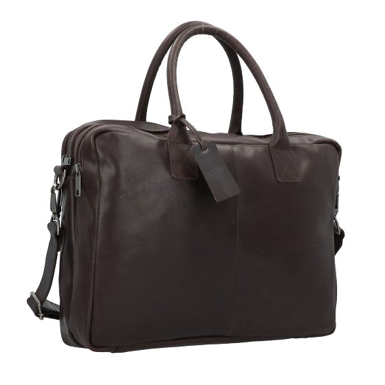 Burkely Vintage Taylor Briefcase Leather 40 cm Komora na laptopa