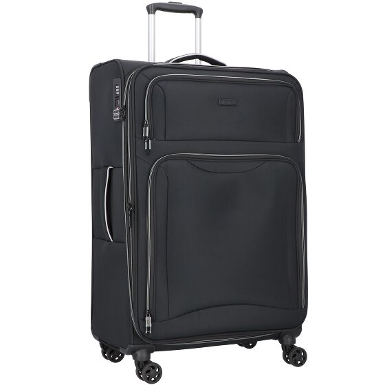 d&n Travel Line 9204 4 kółka Walizka L 76 cm z plisą rozprężną