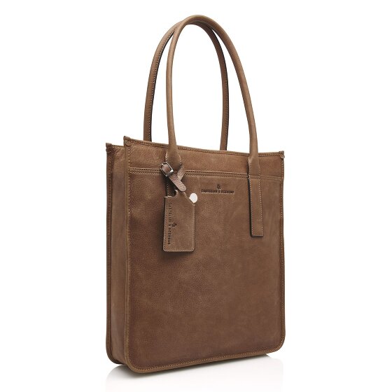Castelijn & Beerens Skórzana torba na ramię Carisma RFID z przegrodą na laptopa 34 cm
