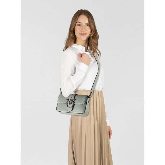 PINKO Love One Torba na ramię Skórzany 22 cm