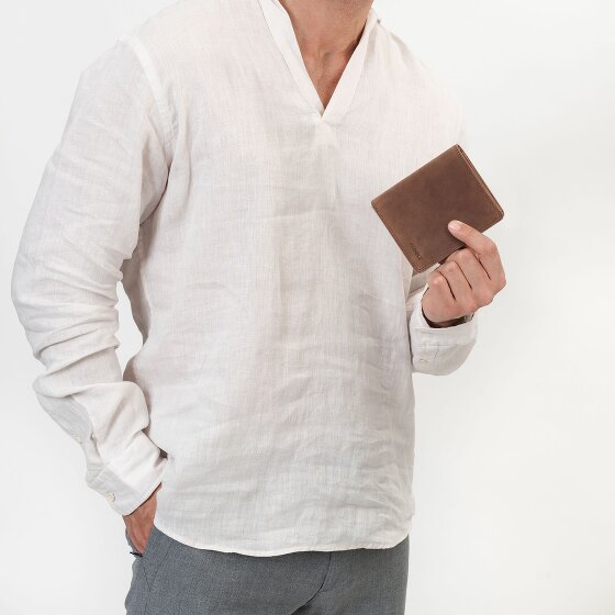 Redolz Leather Essentials HF portfel RFID skóra 9,5 cm