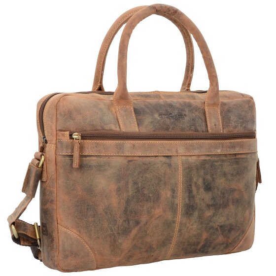 Greenburry Vintage Briefcase Leather 41 cm Komora na laptopa
