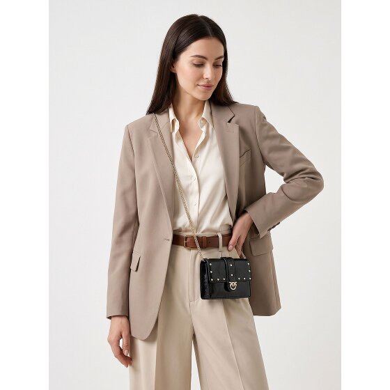 PINKO Love Pocket Studs Mini Torba Torba na ramię Skóra 13 cm