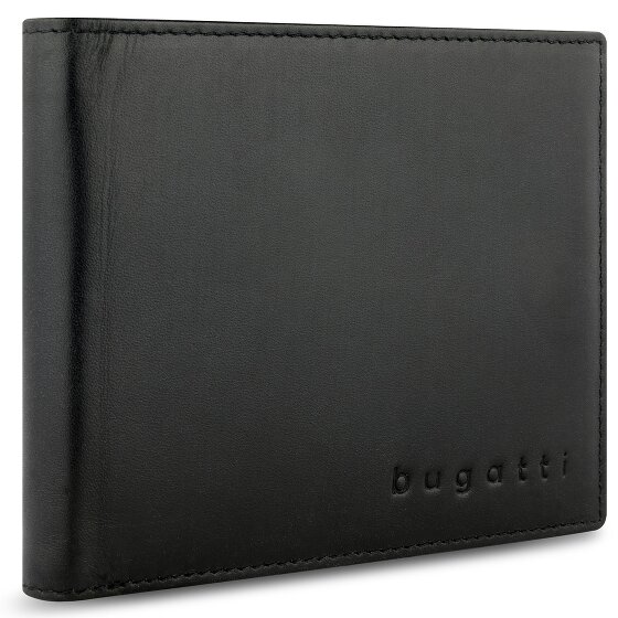 bugatti Super Slim Portfel Ochrona RFID Skórzany 9 cm