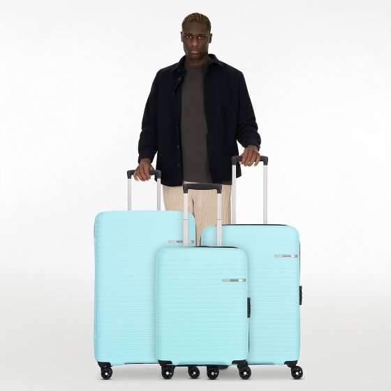 American Tourister Liftoff 4 kółka Zestaw walizek 3-części z plisą rozprężną