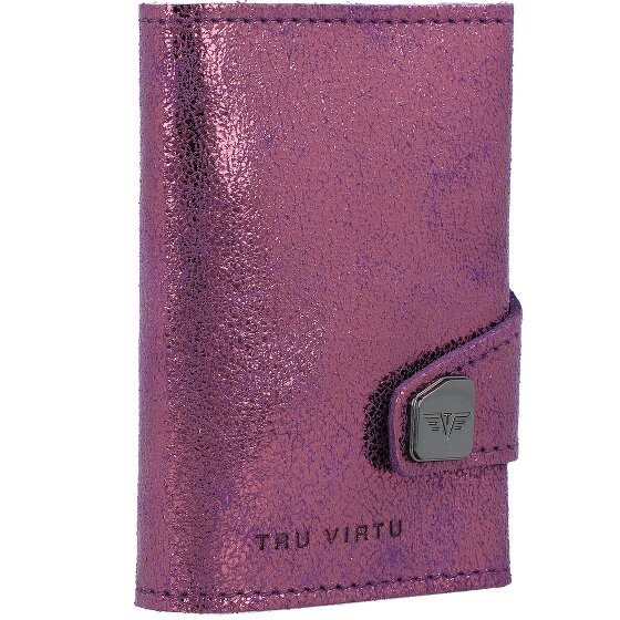Tru Virtu Etui na karty kredytowe Click & Slide RFID Leather 6,5 cm