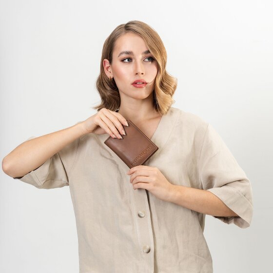 Farmhood Nashville Portfel Ochrona RFID Skórzany 10 cm