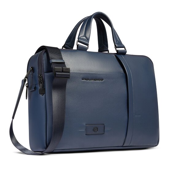 Piquadro Russel Teczka Ochrona RFID Skórzany 40 cm Komora na laptopa