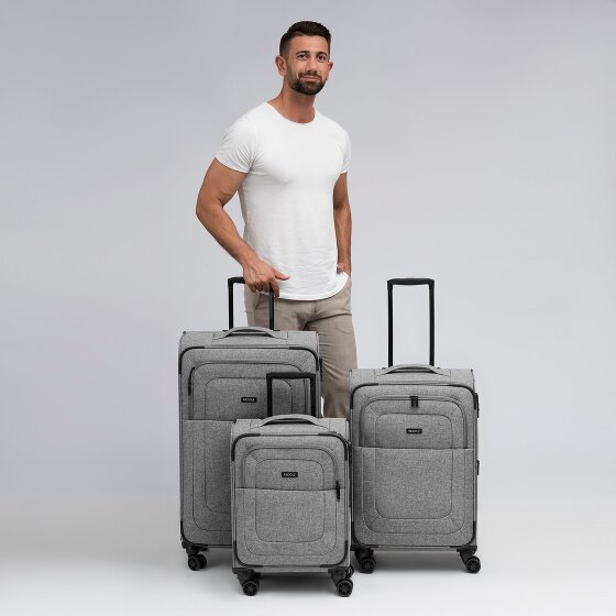 Redolz Essentials 12 THREE SET 4 kółka Zestaw walizek 3-części z funkcją poszerzenia