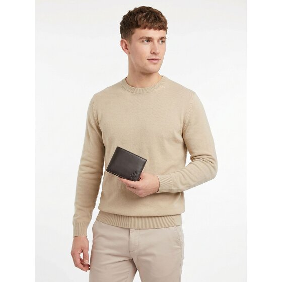 oxmox Leather Portfel Ochrona RFID Skóra 12 cm