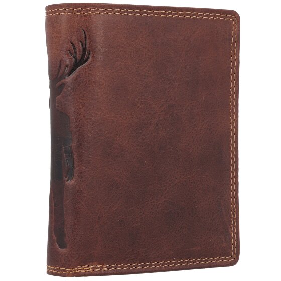 Jack Kinsky Monterey Portfel Ochrona RFID Skórzany 9.5 cm