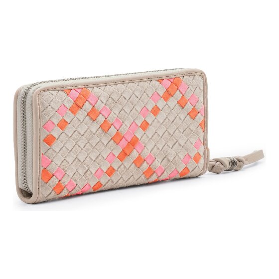 FredsBruder Happy Weave Portfel Skórzany 19 cm